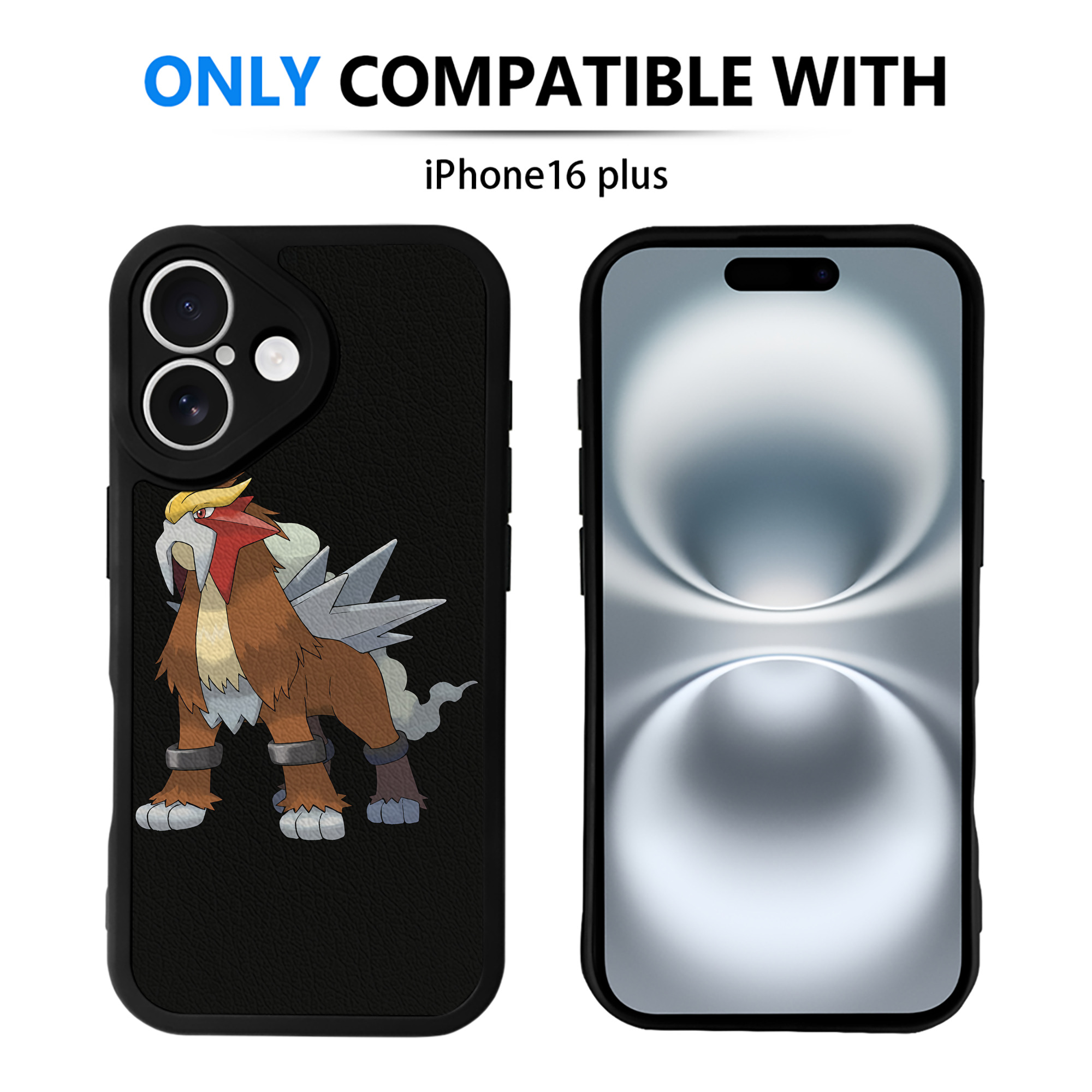 （画像用） ポケットモンスター Pokémon 【iPhone 16シリーズ対応】シリコンスマホケース（レザー調） 材質：シリコン
